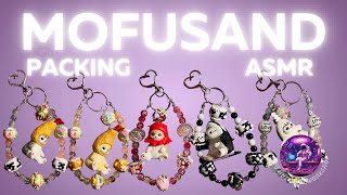 UZU Mofusand bag charm packing ASMR  pack an order with me [upl. by Mallina]