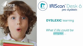 IRIScan Desk 6 Pro Dyslexic  Demo and tutorial [upl. by Dreda131]