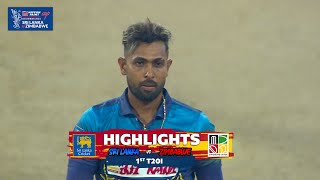 1st T20I  Sri Lanka vs Zimbabwe  Highlights  14th January 2024 [upl. by Tammy]