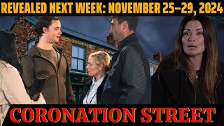 Coronation Street Spoilers Shocking Twists amp Dark Secrets RevealedNov 2529 2024MustSee Drama [upl. by Hamnet]