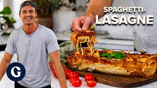 Spaghettilasagne Ultimat familjemiddag som som är galet god enkel och matlådevänlig [upl. by Ahsinroc]