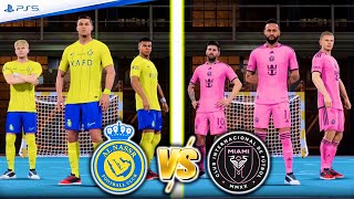 FIFA VOLTA  RONALDO  MESSI  MBAPPE  NEYMAR  VINI JR  ALL STARS  INTER MIAMI VS AL NASSR [upl. by Ynaffets]