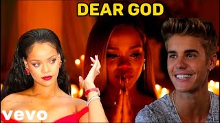 Rihanna x Justin Bieber  Dear God This Is An AI Music Video [upl. by Alimat]