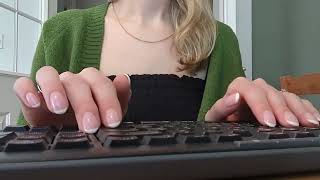 Keyboard ASMR no talking [upl. by Olga597]