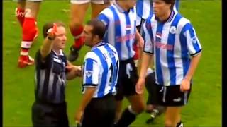 What does Di Canio do when he gets a red card [upl. by Mersey]