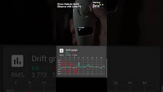 Orion Nebula Observe with Latte V3 Star Tracker from Warkop Beta [upl. by Eelyab]