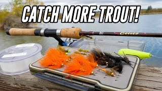 How To Catch Trout With Floats amp Flies GIANT TROUT HOOKED [upl. by Sualakcin]