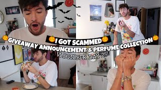 I Got SCAMMED Giveaway Announcement amp Fragrance Collection  Vlogtober Day 28 [upl. by Alfredo]