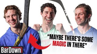 NHL PLAYERS REVIEW ICONIC OLD HOCKEY STICKS [upl. by Meredithe]