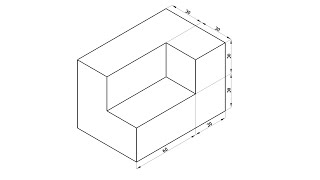 Engineering Drawing Isometric And Projection 23 [upl. by Ahsimal826]