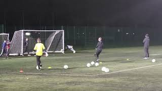 Blond Training with Martin Brehnan  Borehamwood and Charlton Goal Keeper [upl. by Nemsaj]