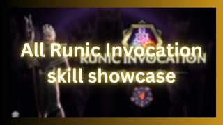 All Runic Invocations Runemaster skill showcase l Last epoch [upl. by Anigar]