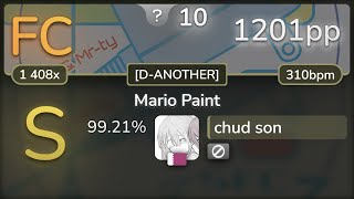 Banned 100⭐ chud son  ueotan  Mario Paint DANOTHER 9921 FC 1201pp  osu [upl. by Dlopoel]