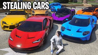 I Spent 50 Hours Stealing Cars in GTA 5 RP [upl. by Naol596]