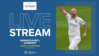 🔴 LIVE  Warwickshire v Somerset  County Championship  Day One [upl. by Kemp]