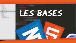 CREER UN SITE  HTMLCSS 1  LES BASES [upl. by Nekcerb]