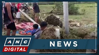 Seven people killed from landslide due to super typhoon Pepito in Nueva Vizcaya  ANC [upl. by Rebekkah]