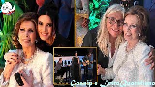 Sophia Loren festeggia a Roma i suoi 90 anni con Laura Pausini Mara Venier Sting e tante altre sta [upl. by Tran]