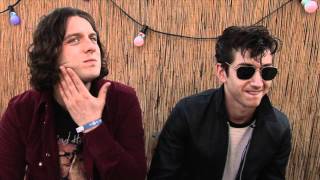 Arctic Monkeys interview  Alex Turner and Nick OMalley part 1 [upl. by Ahsetal843]