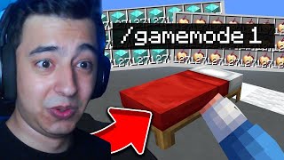 minecraftta BEDWARS GAMEMODE 1 TROLL Cinavar [upl. by Ainesej]