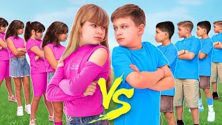 Girls vs Boys Challenge [upl. by Ralat]