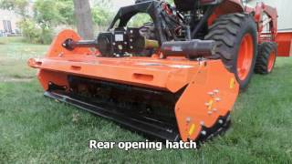 WoodMaxx FM62H 62quot PTO flail mower with hydraulic side shift [upl. by Suravaj]