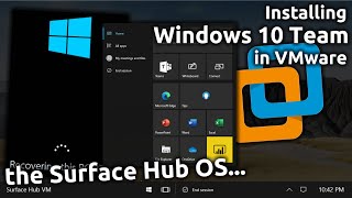 Installing Windows 10 Team in VMware tutorial [upl. by Nnhoj]