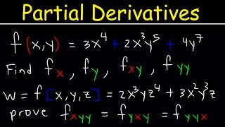 Partial Derivatives  Multivariable Calculus [upl. by Oak991]