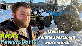 Monster Polaris Sportsman 570 no crankno start [upl. by Elum]