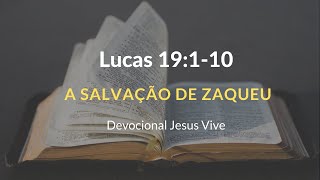 Lucas 19110  A Salvação de Zaqueu [upl. by Annawad329]