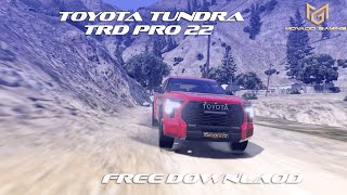 Toyota Tundra 2022 Trd Pro Free Download Gta V Movado Gaming [upl. by Lyndes]