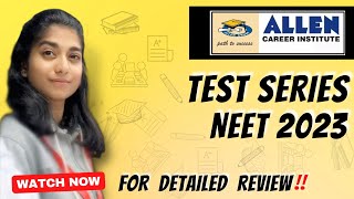 Allen Neet 2023 Ranker test series reviewSchedulecostsyllabusmajorsexam datesformregistration [upl. by Sorips]