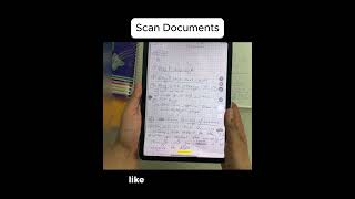 Scan Documents Seamlessly with iPad Air M2 shorts [upl. by Nilek624]