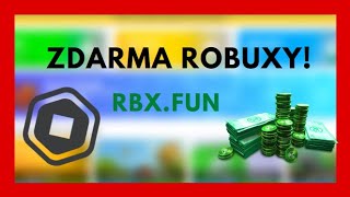 Jak získat zdarma robuxy RBXFUN [upl. by Champ]