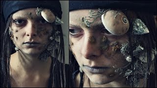 Drowned Pirate of the Flying Dutchman  PotC Halloween Tutorial [upl. by Kristin806]