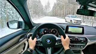 2018 BMW 530d  POV Test Drive [upl. by Kolosick]