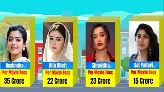 Top 50 Highest Paid Indian Actress In 2024  India Most Highest Paid Actress 2024 [upl. by Asilet]