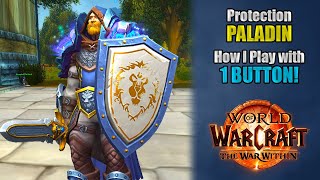 How I Play PROT PALADIN with 1 BUTTON Using GSE [upl. by Sculley810]