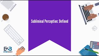 Subliminal Perception Defined [upl. by Neemsaj]