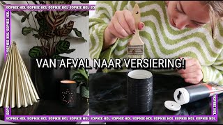 DIY GERECYCLEDE KERSTVERSIERING🌟🎄 Sophie Hol  2021 [upl. by Ruscher717]