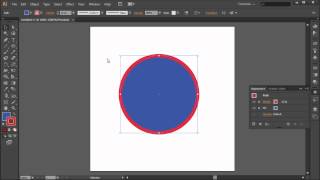 60 Second Illustrator Tutorial  Create a Double Stroke HD [upl. by Eedrahc]