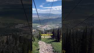 Ride down on a lift in Jackson Hole [upl. by Rahas]