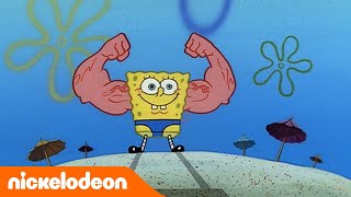 SpongeBob Schwammkopf  Goldene Momente  MuskelBob  Nickelodeon Deutschland [upl. by Atniuqal]