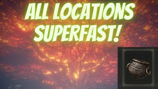 ALL Ritual Pot Locations SUPERFAST  Elden Ring [upl. by Vander540]