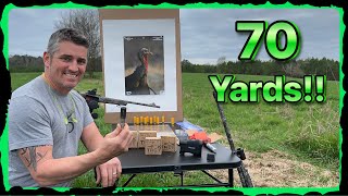 70 YRDS 410 amp 20 Ga TURKEY Loads [upl. by Ebaj698]