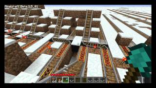 More minecart science with powered rail [upl. by Eniksre240]