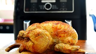 Air Fryer Whole Roast Chicken In Less Than One Hour [upl. by Nyral]