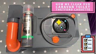 How To Clean The Caravan Thetford Toilet Cassette Dont Forget These Essential Items 🚐💦 caravan [upl. by Burgess]