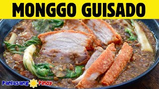 Pork Monggo Recipe with Lechon Kawali and Pechay [upl. by Assirehc]