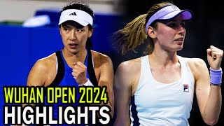 Xinyu Wang vs Ekaterina Alexandrova QF Highlights  Wuhan 2024 [upl. by Kalb]